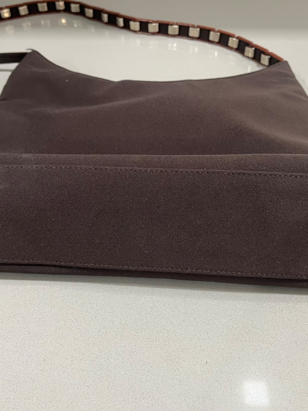 Salvatore Ferragamo Chocolate Brown Handbag. Made in Italy. - Picture 4 of 6
